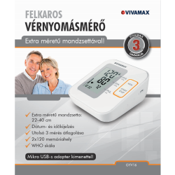 VIVAMAX felkaros vérnyomásmérő - GYV16